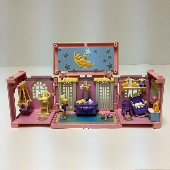 Polly Pocket Dream Builders Nursery Play Set 1999 Bluebird Toys Complete READ - Picture 1 of 16